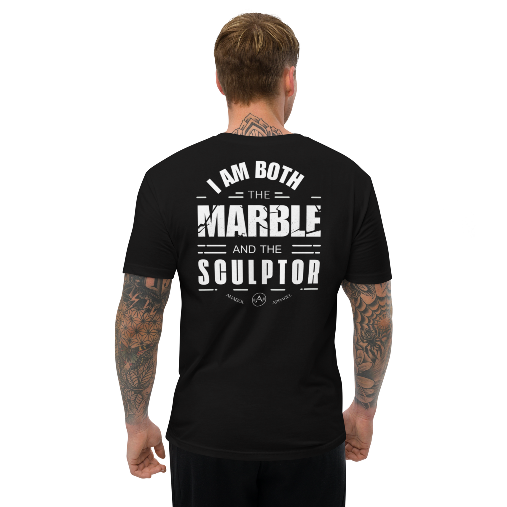 I Am Both - Short Sleeve T-shirt (White Text)