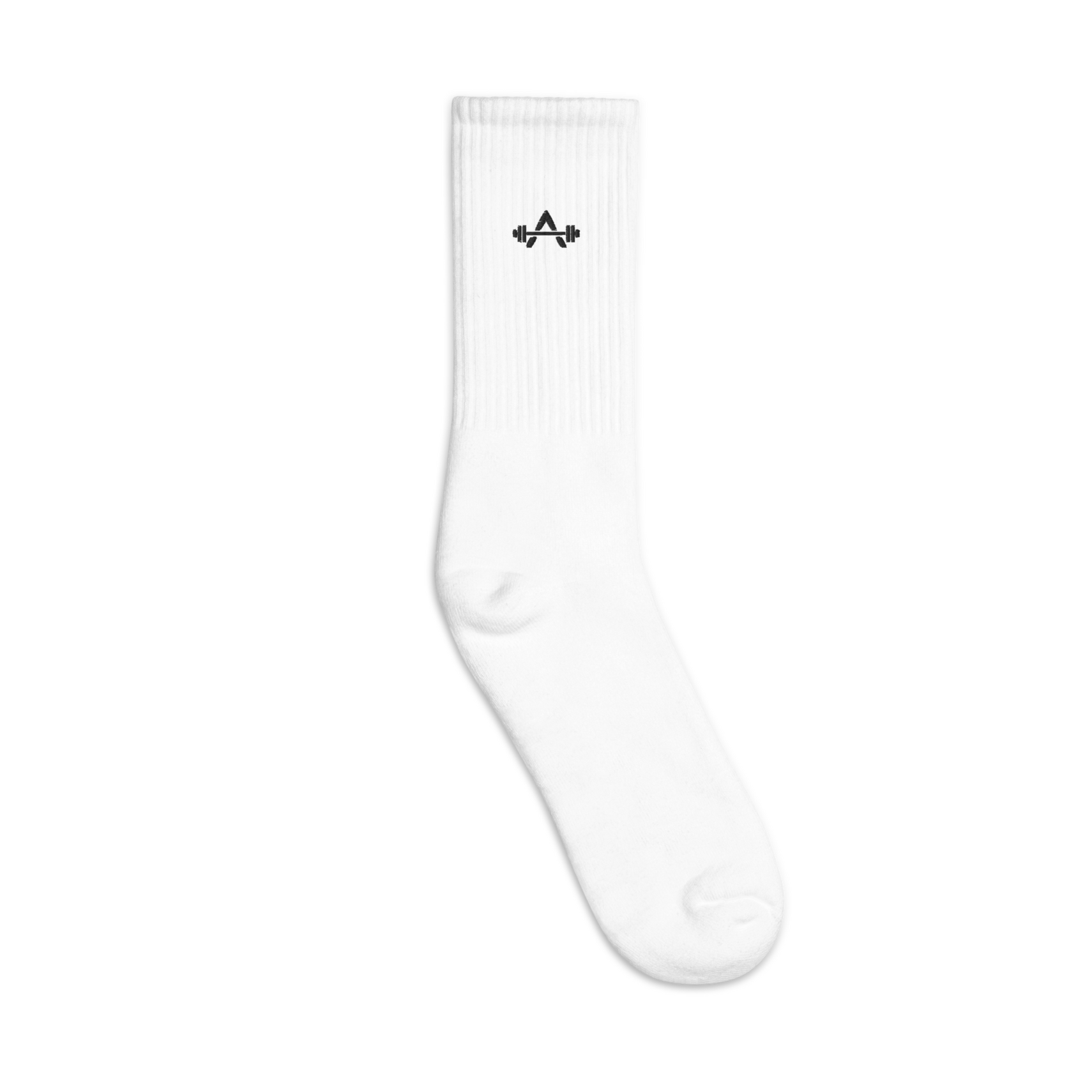 ANABOL Apparel - Embroidered Socks (Grey/White)